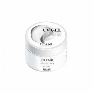 Однофазный гель RUNAIL UV Gel Белый, 15 гр.   - NOGTISHOP