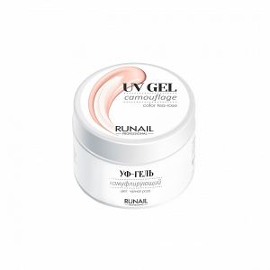 Камуфлирующий гель RUNAIL UV Gel Чайная роза, 15 гр.  - NOGTISHOP