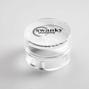 Штамп Swanky Stamping силиконовый прозрачный круглый, 4 см.  - NOGTISHOP