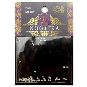 Стразы цветные JONQUIL Шампань №3 (50 шт) Nogtika Swarovski - NOGTISHOP