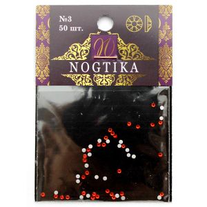 Стразы цветные SIAM  Красный рубин №3 (50 шт) Nogtika Swarovski - NOGTISHOP