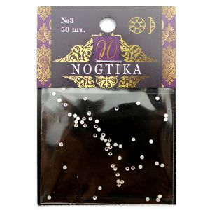 Стразы прозрачные №3 (50 шт) Nogtika Swarovski - NOGTISHOP