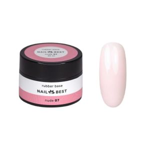 Base Nail Best Nude Rubber №07, в банке 30 g - NOGTISHOP