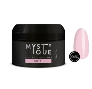 Моделирующий гель Cream Gel SOFT (молочно-розовый) Mystique, 30 мл - NOGTISHOP
