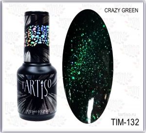 Гель-лак Crazy Green TARTISO TIME TIM-132  15 мл - NOGTISHOP