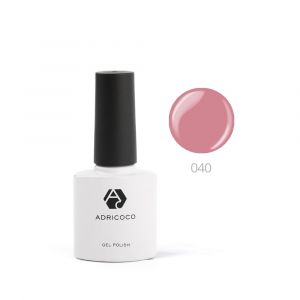 Цветной гель-лак ADRICOCO №040 пыльно-розовый, 8 мл. - NOGTISHOP