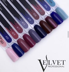 Гель-лак VELVET №408 10 мл     - NOGTISHOP