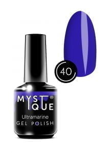 Гель-лак Gel Polish №40 «Ultramarine» Mystique, 15 ml