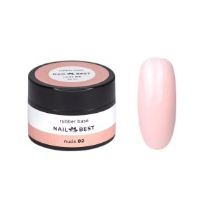 Base Nail Best Nude Rubber №02, в банке 30 g - NOGTISHOP