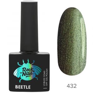 Гель-лак RockNail Beetle 432 Scarab, 10 мл.  - NOGTISHOP