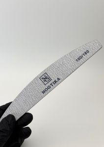 Пилка Nogtika Лодочка серая 100/180, 1 шт - NOGTISHOP