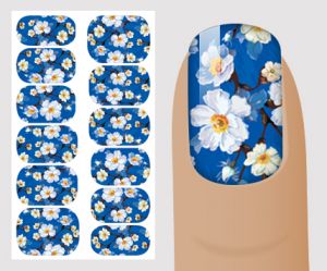 Слайдер для дизайна ногтей, цветочный № F106,  NOGTIKA - NOGTISHOP