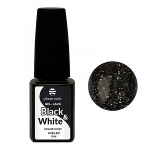 Гель-лак Black&White №445, Planet Nails, 8 мл    - NOGTISHOP