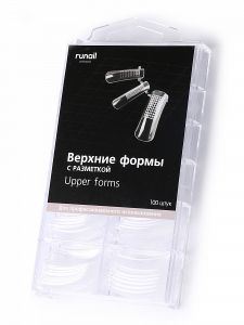 Верхние формы с разметкой, 100 шт., Runail - NOGTISHOP