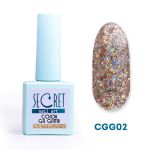 Гель-лак с глиттером Secret color gel CGG02