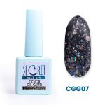 Гель-лак с глиттером Secret color gel CGG07