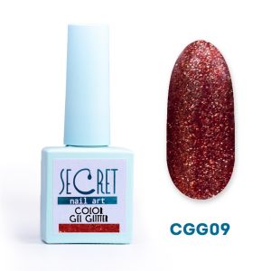 Гель-лак с глиттером Secret color gel CGG09 - NOGTISHOP