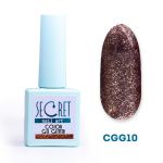 Гель-лак с глиттером Secret color gel CGG10