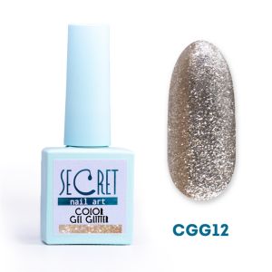 Гель-лак с глиттером Secret color gel CGG12 - NOGTISHOP