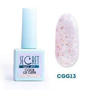 Гель-лак с глиттером Secret color gel CGG13 - NOGTISHOP