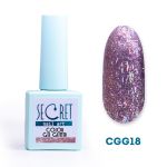 Гель-лак с глиттером Secret color gel CGG18