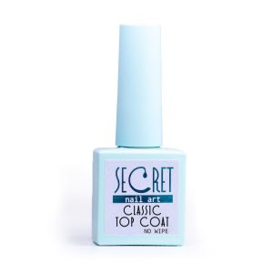 Жидкий топ без УФ-фильтра Classic top coat no wipe TC007, 10 мл - NOGTISHOP