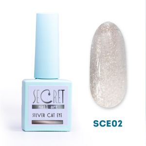 Гель-лак Secret Silver Cat Eye SCE02 - NOGTISHOP