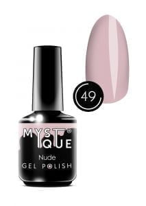 Гель-лак Gel Polish №49 «Nude» Mystique, 15 ml