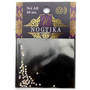 Стразы голография №4AB (50 шт) Nogtika Swarovski - NOGTISHOP