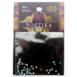 Стразы цветные AQUAMARINE Морской бриз №4 (50 шт) Nogtika Swarovski - NOGTISHOP