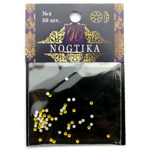 Стразы цветные CITRINE Лимон №4 (50 шт) Nogtika Swarovski - NOGTISHOP