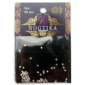 Стразы цветные JONQUIL Шампань №4 (50 шт) Nogtika Swarovski - NOGTISHOP