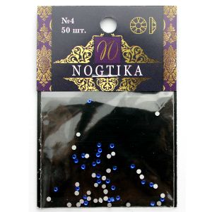 Стразы цветные SAPPHIRE Синий №4 (50 шт) Nogtika Swarovski - NOGTISHOP