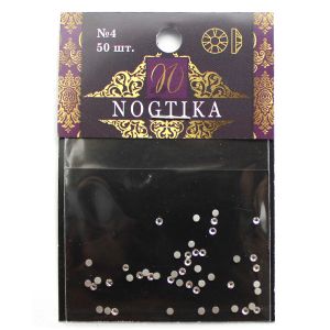 Стразы прозрачные №4, Nogtika Swarovski, 50 шт. - NOGTISHOP