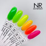 PolyGel Neon №50, 7 гр Коралловый (банка) неоновый полигель, Nail Republic