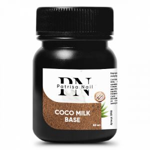 Coco milk base каучуковая база для гель-лака, молочная, полупрозрачная, 50 мл Patrisa Nail - NOGTISHOP