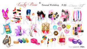 Series F-053 Lucky Rose  - NOGTISHOP