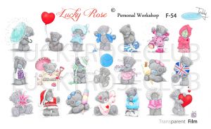 Series F-054 Lucky Rose  - NOGTISHOP