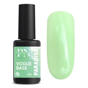 Base VOGUE Paradise, 8 мл цветная база с мерцанием Patrisa Nail - NOGTISHOP