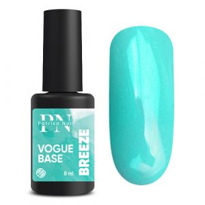 Base VOGUE Breeze, 8 мл цветная база с мерцанием Patrisa Nail - NOGTISHOP