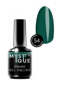 Гель-лак Gel Polish №54 «Emerald» Mystique, 15 ml