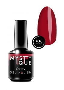 Гель-лак Gel Polish №55 «Cherry» Mystique, 15 ml
