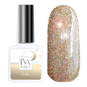 Гель-лак светоотражающий LUNA №02 Iva Nails, 8 мл. - NOGTISHOP