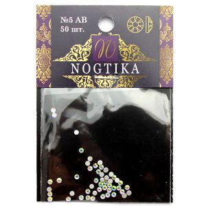 Стразы голография №5AB (50 шт) Nogtika Swarovski - NOGTISHOP