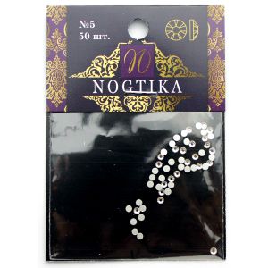 Стразы прозрачные №5 (50 шт) Nogtika Swarovski - NOGTISHOP