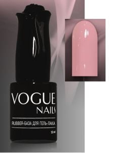 Rubber Base Vogue Nails Каучуковая руббер база Светло-Розовая, 10 мл - NOGTISHOP