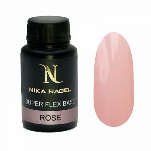 База для ногтей Super FLEX BASE Rose NIKA NAGEL, 30 мл. - NOGTISHOP