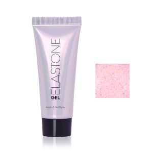 Акригель Runail ELASTONE GEL, Розовый с блестками (Тюбик), 18 мл  - NOGTISHOP