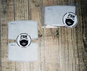 Сменный угольный фильтр "HEPA" тип KN95 к маске FSK, 2 шт. - NOGTISHOP