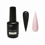 Глянцевый топ для гель-лака с шиммером серебро без липкого слоя Top Сoat Shimmer Runail, 15 мл